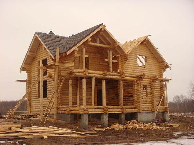 Строительство бревенчатых домов
